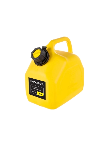 Универсальная канистра Inforce 5 л, желтая IN-02-01
