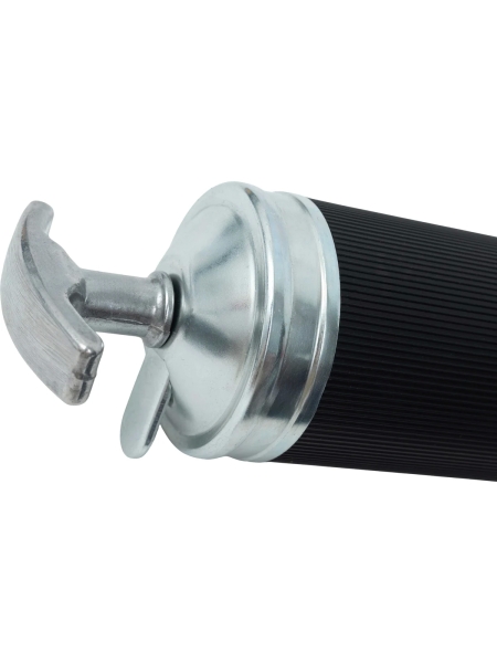 Профессиональный плунжерный шприц с быстросъёмом для густой смазки (шланг+трубка) 400см3, Inforce 08-09-20