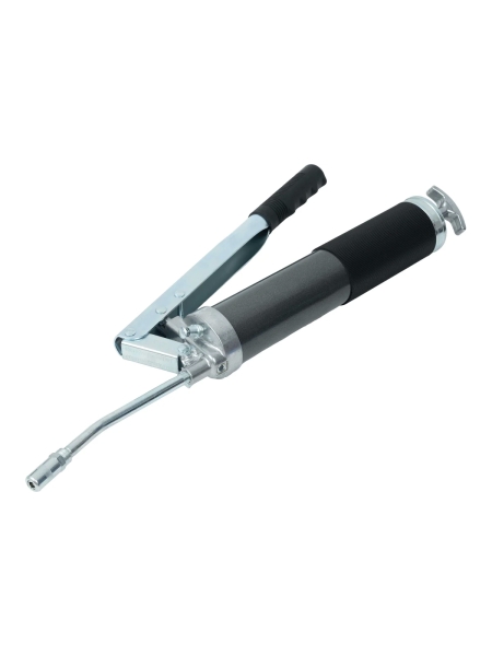 Профессиональный плунжерный шприц с быстросъёмом для густой смазки (шланг+трубка) 400см3, Inforce 08-09-20