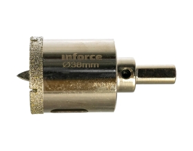 Коронка алмазная по стеклу и керамике (38 мм; 30 мм) Inforce 11-01-072