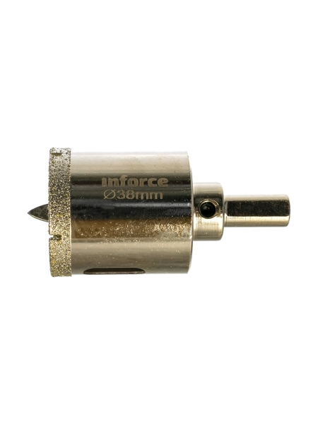 Коронка алмазная по стеклу и керамике (38 мм; 30 мм) Inforce 11-01-072