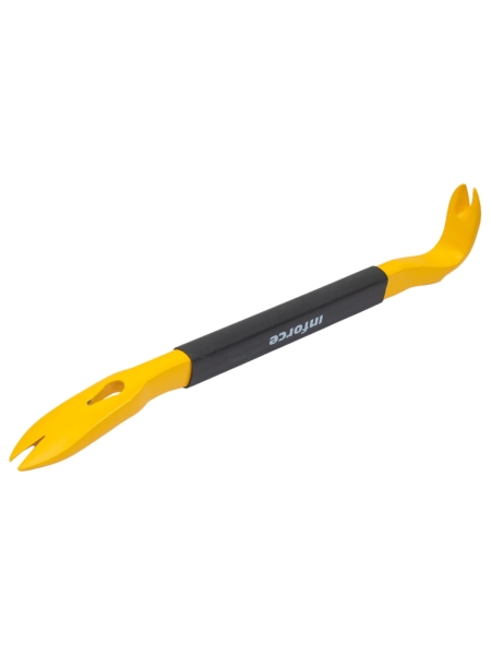 Лом-гвоздодер Inforce обрезиненная рукоятка 300x22x14мм 06-16-28