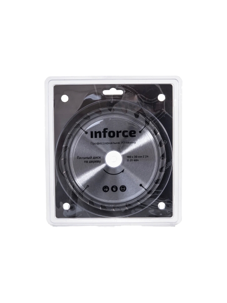 Диск пильный по дереву (190х30х1,4 мм; 24Z) Inforce 11-01-604