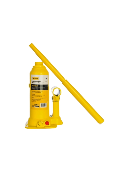 Гидравлический бутылочный домкрат 4 т Inforce TH90404