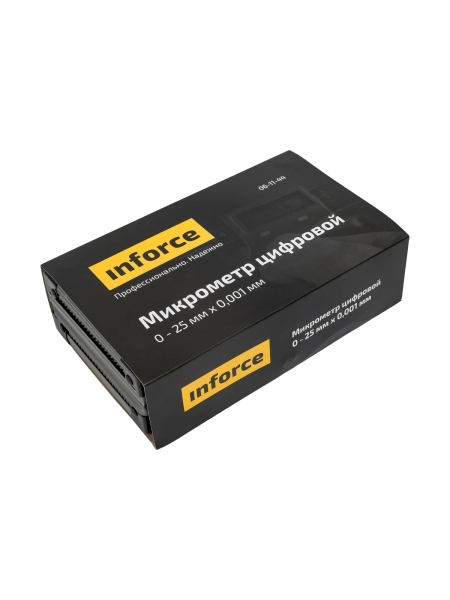 Цифровой микрометр Inforce 0-25мм/0-1"*0.001мм/0.00005" 06-11-44