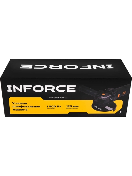 Угловая шлифовальная машина Inforce AG5015ASC-BL