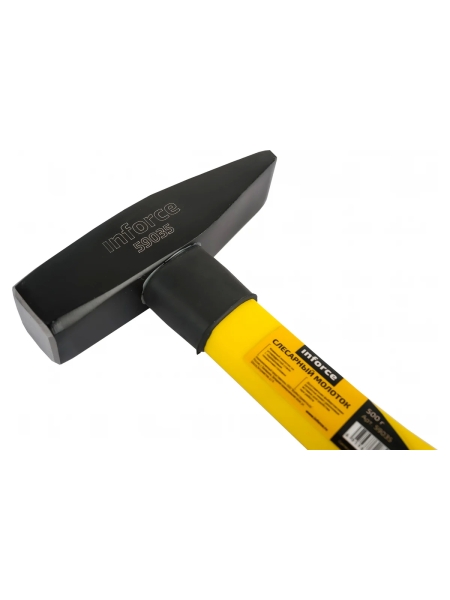 Молоток с фибергласовой рукояткой Inforce 500г 59035