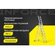 Трехсекционная лестница 8 ступеней Inforce 3x8 ЛП-03-08