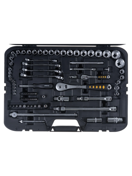 Набор инструментов Inforce 101 предмет 1/2 дюйма и 1/4 дюйма, Сталь Cr-V, Профессиональный, 06-07-15