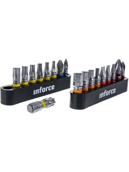 Набор инструментов Inforce 101 предмет 1/2 дюйма и 1/4 дюйма, Сталь Cr-V, Профессиональный, 06-07-15