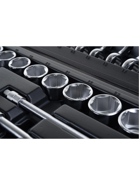 Набор инструментов Inforce 101 предмет 1/2 дюйма и 1/4 дюйма, Сталь Cr-V, Профессиональный, 06-07-15