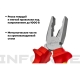 Диэлектрические пассатижи Inforce 180мм 1000В 06-18-19