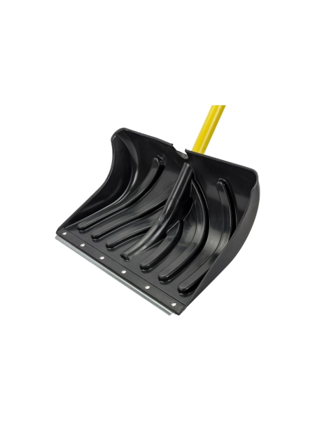 Пластмассовая лопата с оцинкованной планкой на заклепках, усиленная ребрами жесткости Inforce 06-12-23