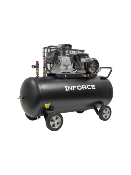 Ременной компрессор (200 л; 10 бар; 580 л/мин) Inforce BCX-200L-3P
