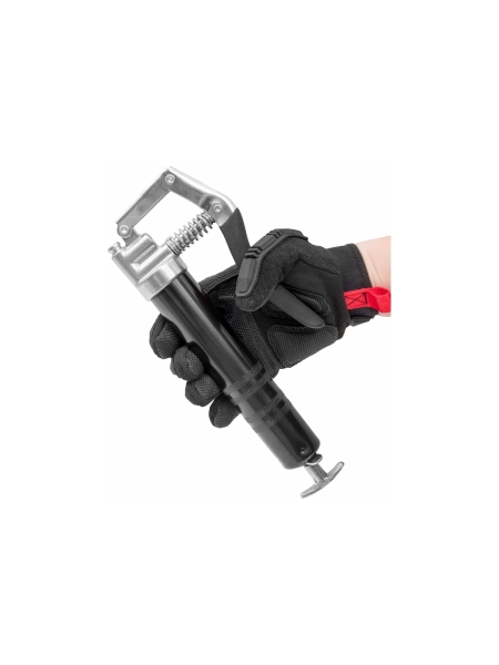 Профессиональный плунжерный шприц Inforce с быстросъёмом мини для густой смазки (шланг+трубка) 300атм, 150см3 08-09-16