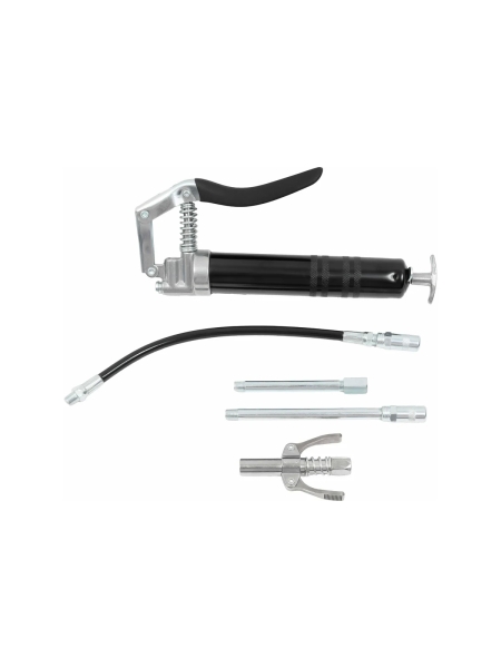 Профессиональный плунжерный шприц Inforce с быстросъёмом мини для густой смазки (шланг+трубка) 300атм, 150см3 08-09-16