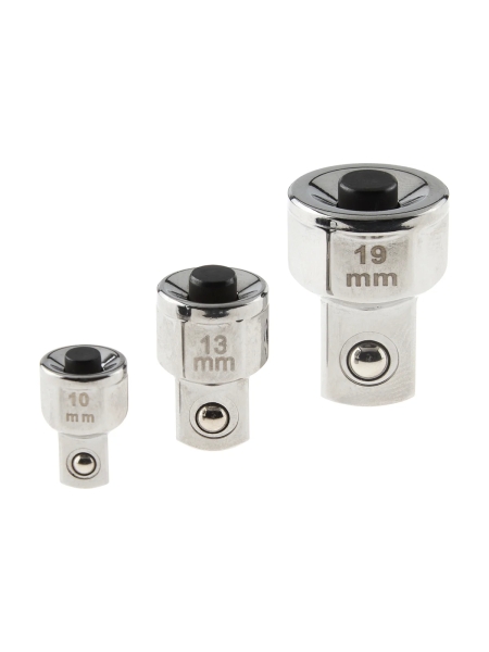 Набор комбинированных шарнирных ключей с трещоткой 13 предметов Inforce, Сталь Cr-V, 10-19мм, 06-05-53