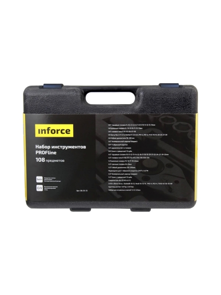 Набор инструментов Inforce PROFline 108 предметов 06-01-13