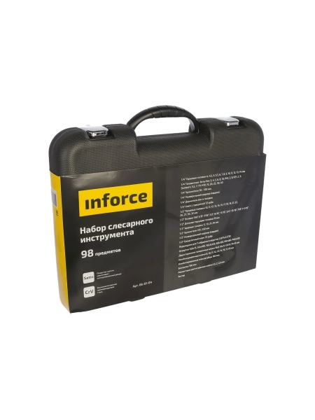 Набор слесарного инструмента Inforce PROFline 98 предметов 06-01-04