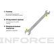 Рожковый ключ 8x10мм Inforce, Сталь Cr-V, профессиональный, 06-05-57