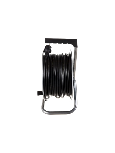 Силовой удлинитель Inforce К4-Е-50 на металлической катушке ПВС 3x1.5 50м 16А, 4 розетки с з/к 40150