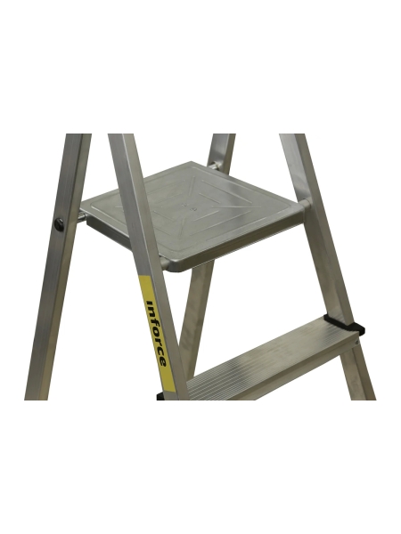 Алюминиевая стремянка с алюминиевым лотком Inforce 5 ступеней СП-01-05