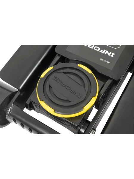 Низкопрофильный подкатной гидравлический домкрат Inforce 3,5 тонны, высота подхвата 95мм, высота подъема 550мм 08-08-95