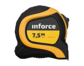 Измерительная рулетка с нейлоновой лентой и магнитным зацепом 7.5x27мм Inforce 06-11-47