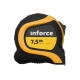 Измерительная рулетка с нейлоновой лентой и магнитным зацепом 7.5x27мм Inforce 06-11-47