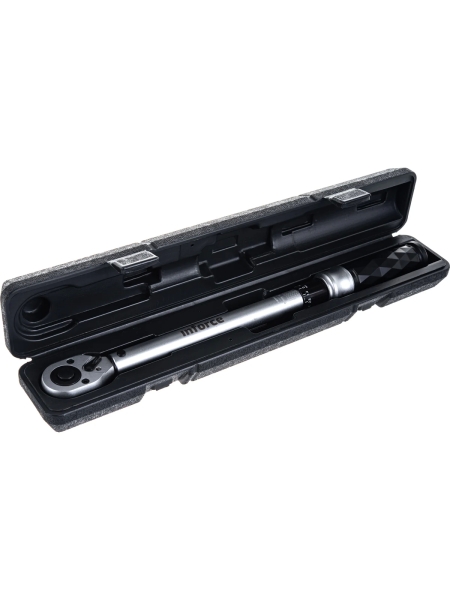 Динамометрический ключ 1/2" 28-210 Нм Inforce, Длина 470мм, Сталь Cr-V, Профессиональный, 06-05-106