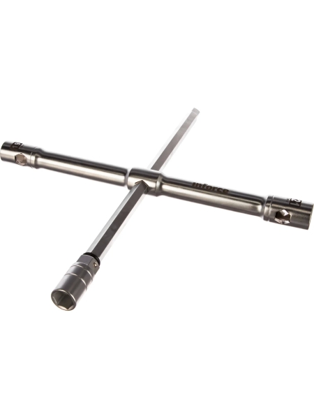 Баллонный крестообразный ключ 17, 19, 21мм Inforce 06-05-85