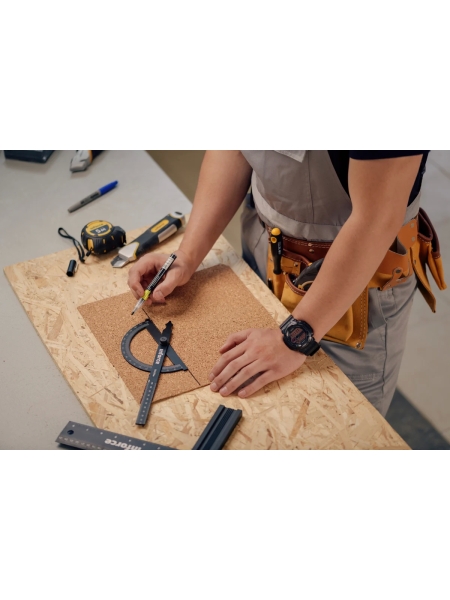 Транспортир с линейкой 200 мм Inforce 06-11-64