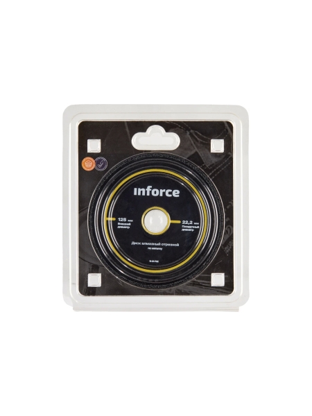 Диск алмазный отрезной по металлу (125х22.2 мм) INFORCE 11-01-702