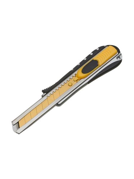 Строительный нож 18 мм в металлическом корпусе Inforce 06-02-10