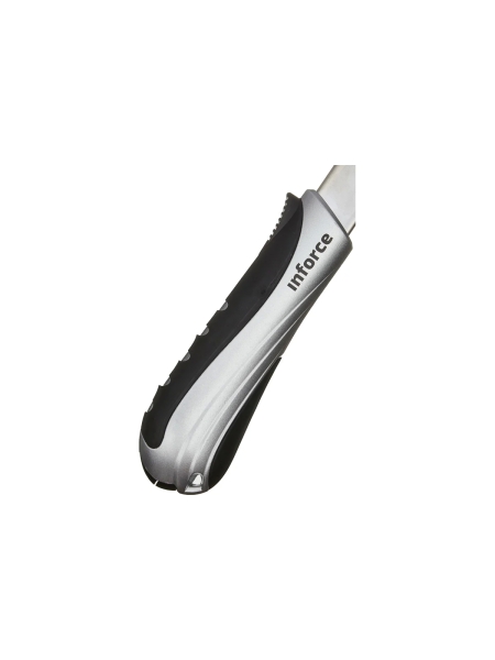Строительный нож 18 мм в металлическом корпусе Inforce 06-02-10