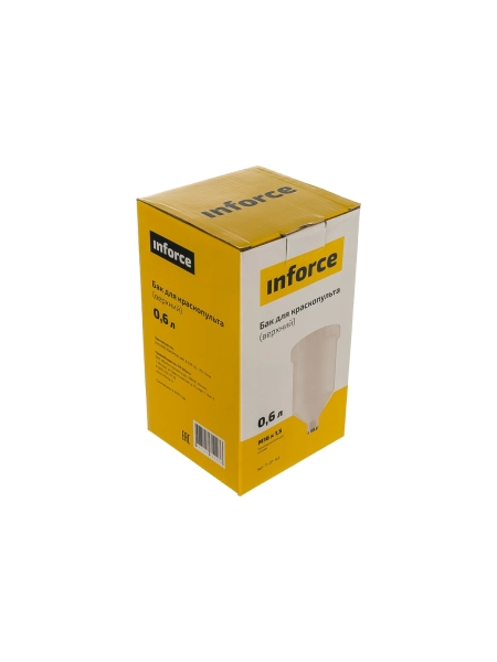 Бак верхний (0.6 л; М16х1.5) для краскопульта SP 180 Inforce 11-01-145