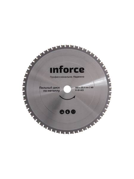Диск пильный по металлу (305х2x25.4 мм; 60Z) Inforce 11-01-613