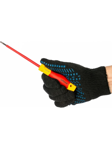 Диэлектрическая отвертка Inforce 3х100мм 06-09-49