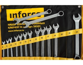 Набор комбинированных ключей Inforce 14 шт 54101