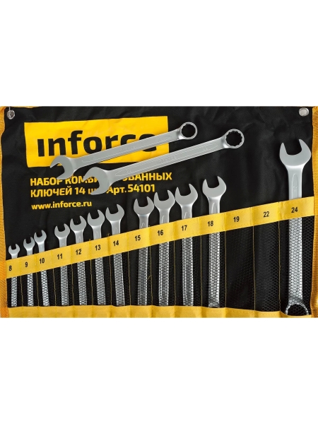Набор комбинированных ключей Inforce 14 шт 54101