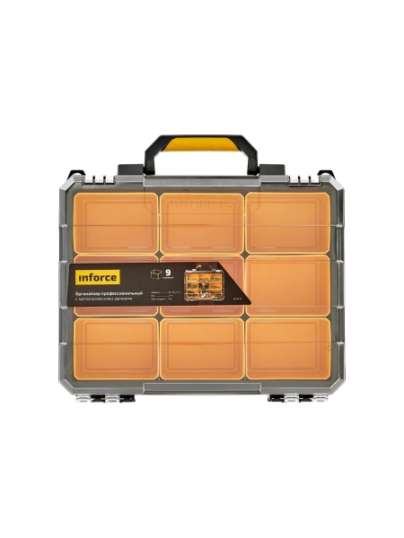 Профессиональный органайзер с металлическими замками 9 отделений Inforce 06-20-10