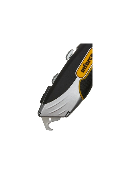 Трапециевидный нож с лезвиями двух видов Inforce 06-02-08