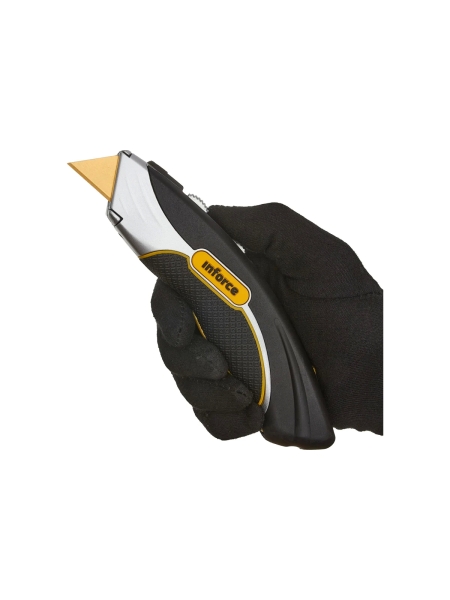 Трапециевидный нож с лезвиями двух видов Inforce 06-02-08