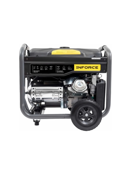 Бензиновый трехфазный генератор Inforce (8,5 кВт при 400/230В; эл.стартер; ATS; колёса и ручки) GL 8500E-3D