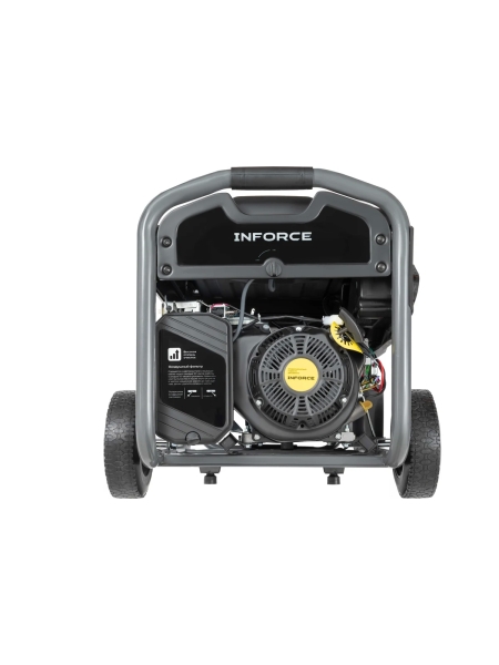 Бензиновый трехфазный генератор Inforce (8,5 кВт при 400/230В; эл.стартер; ATS; колёса и ручки) GL 8500E-3D