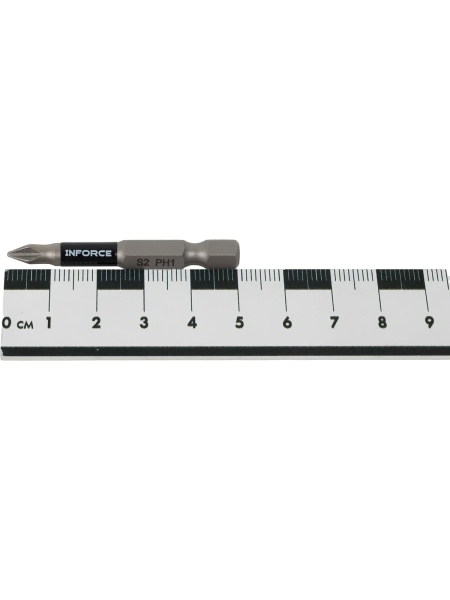 Биты, PH1, 50 мм, 10 шт Inforce 11-01-381