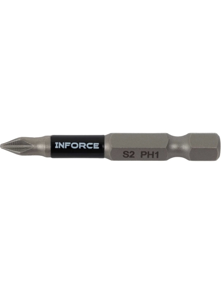 Биты, PH1, 50 мм, 10 шт Inforce 11-01-381