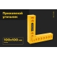 Прижимной угольник Inforce из полимера, 100x100 06-11-85