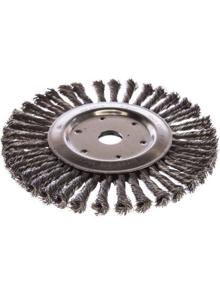 Щетка дисковая плоская для УШМ (200х22.2 мм) Inforce 11-01-047