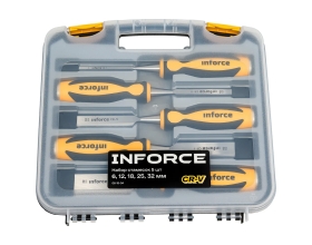 Набор стамесок Inforce 5 шт., 6,12,18,25,32 мм 06-15-04